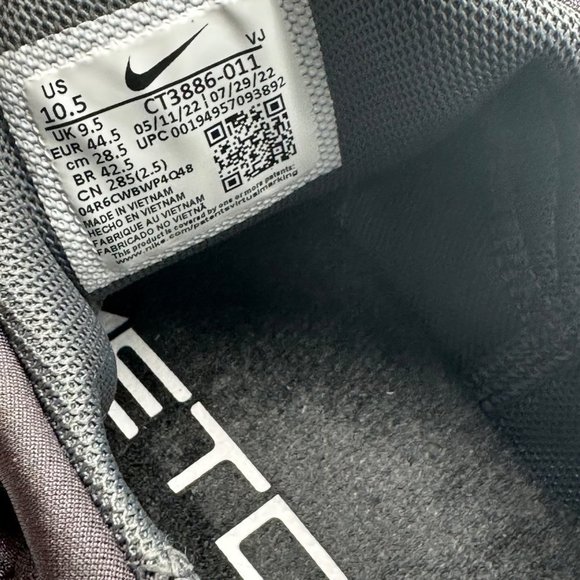 Nike Free Metcon 4 Iron Gray Black Fog White Mens - Picture 10 of 10